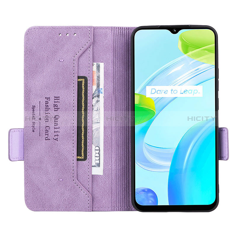 Coque Portefeuille Livre Cuir Etui Clapet L06Z pour Realme C30s Plus