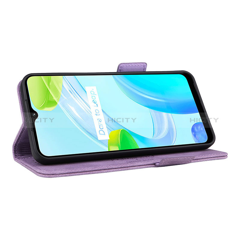 Coque Portefeuille Livre Cuir Etui Clapet L06Z pour Realme C30s Plus