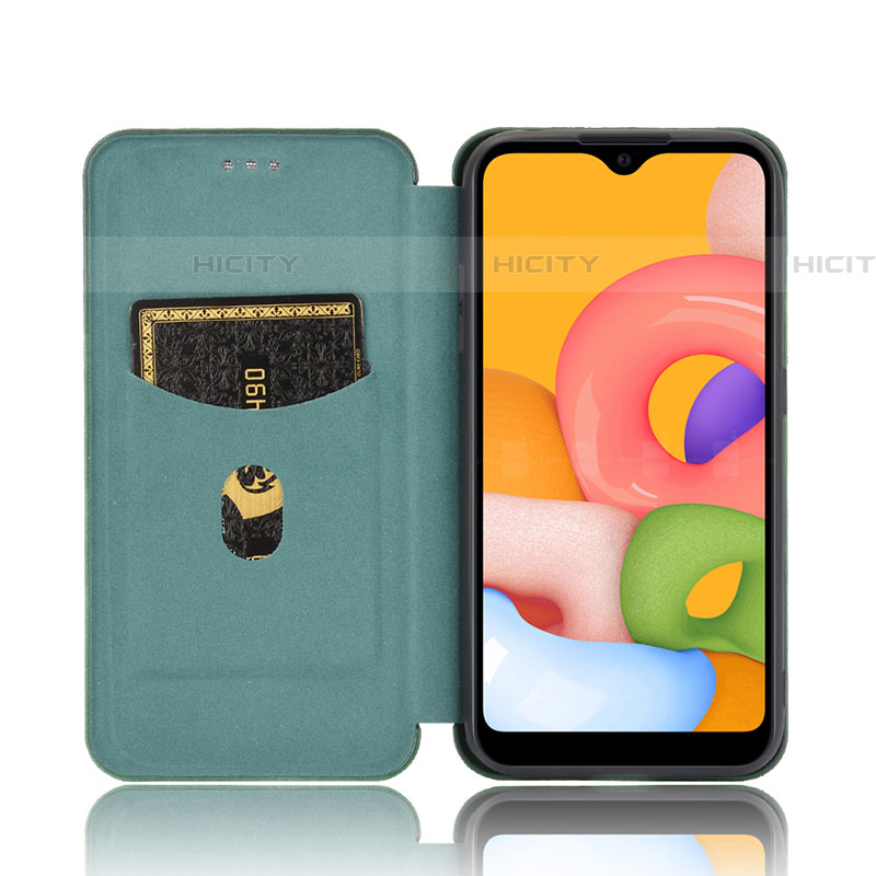 Coque Portefeuille Livre Cuir Etui Clapet L06Z pour Samsung Galaxy A01 SM-A015 Plus