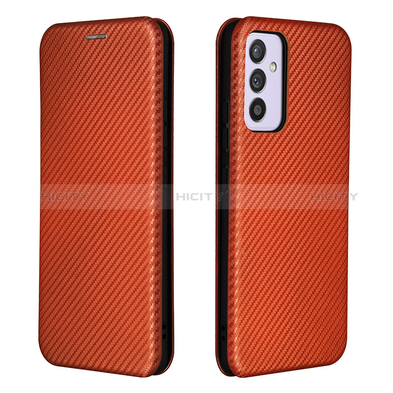 Coque Portefeuille Livre Cuir Etui Clapet L06Z pour Samsung Galaxy A35 5G Marron Plus