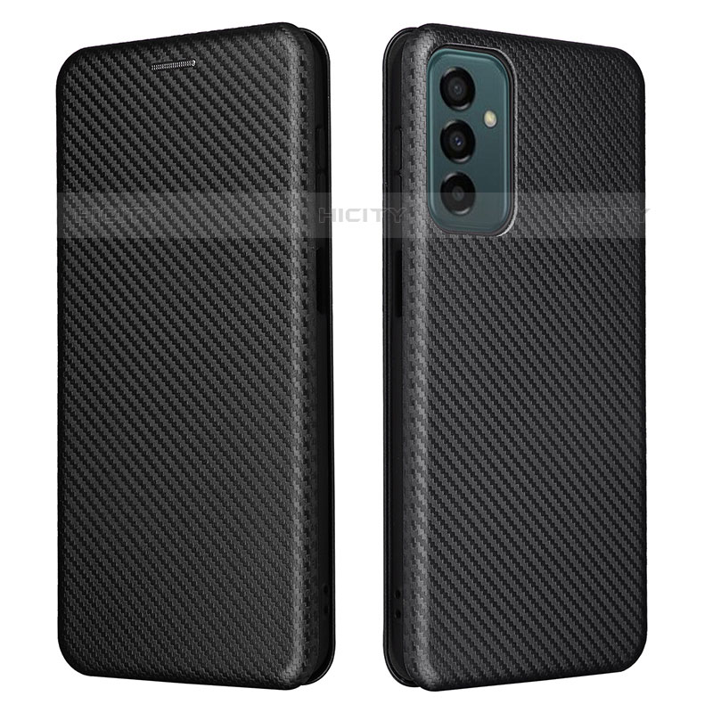 Coque Portefeuille Livre Cuir Etui Clapet L06Z pour Samsung Galaxy M23 5G Noir Plus