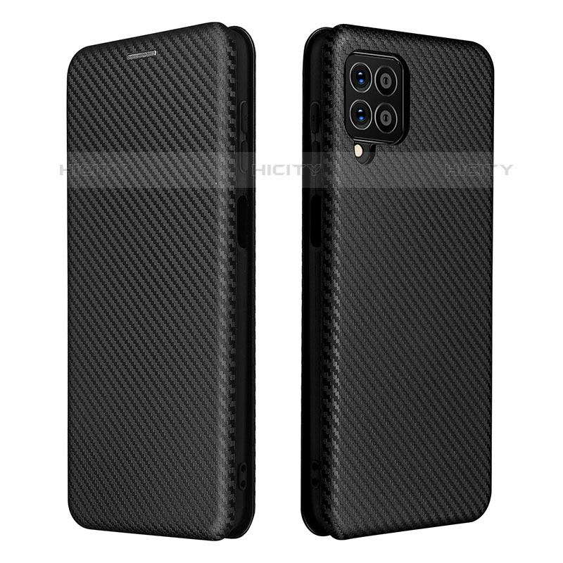 Coque Portefeuille Livre Cuir Etui Clapet L06Z pour Samsung Galaxy M62 4G Noir Plus