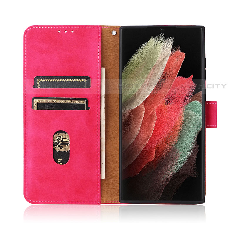 Coque Portefeuille Livre Cuir Etui Clapet L06Z pour Samsung Galaxy S22 Ultra 5G Plus