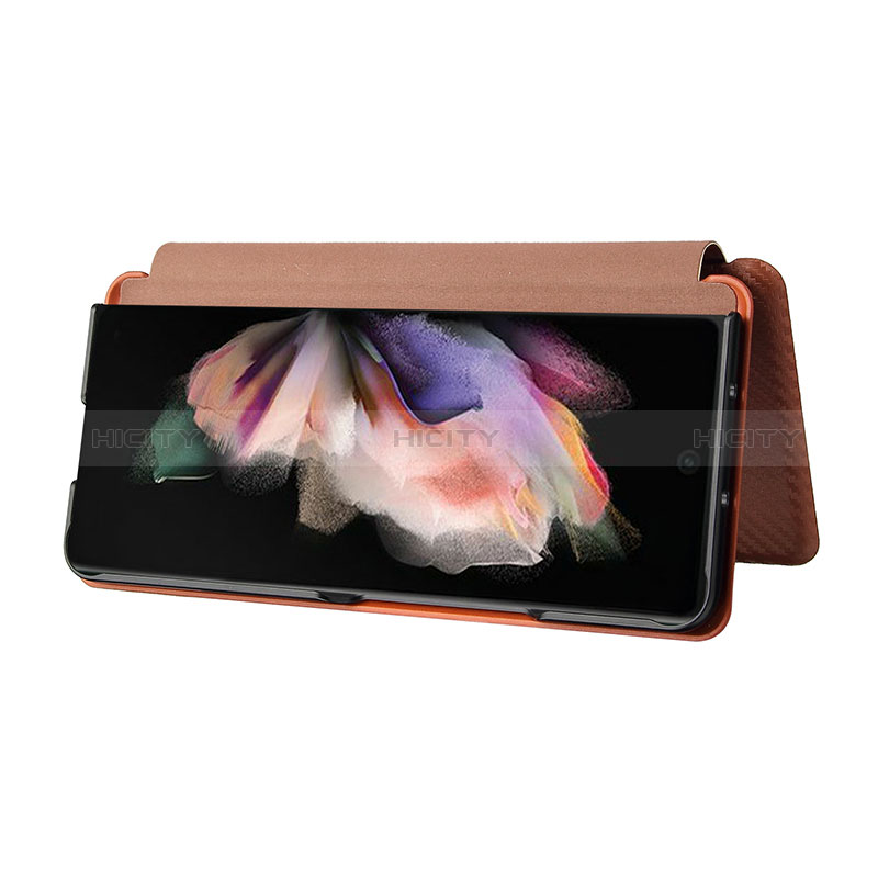 Coque Portefeuille Livre Cuir Etui Clapet L06Z pour Samsung Galaxy Z Fold3 5G Plus