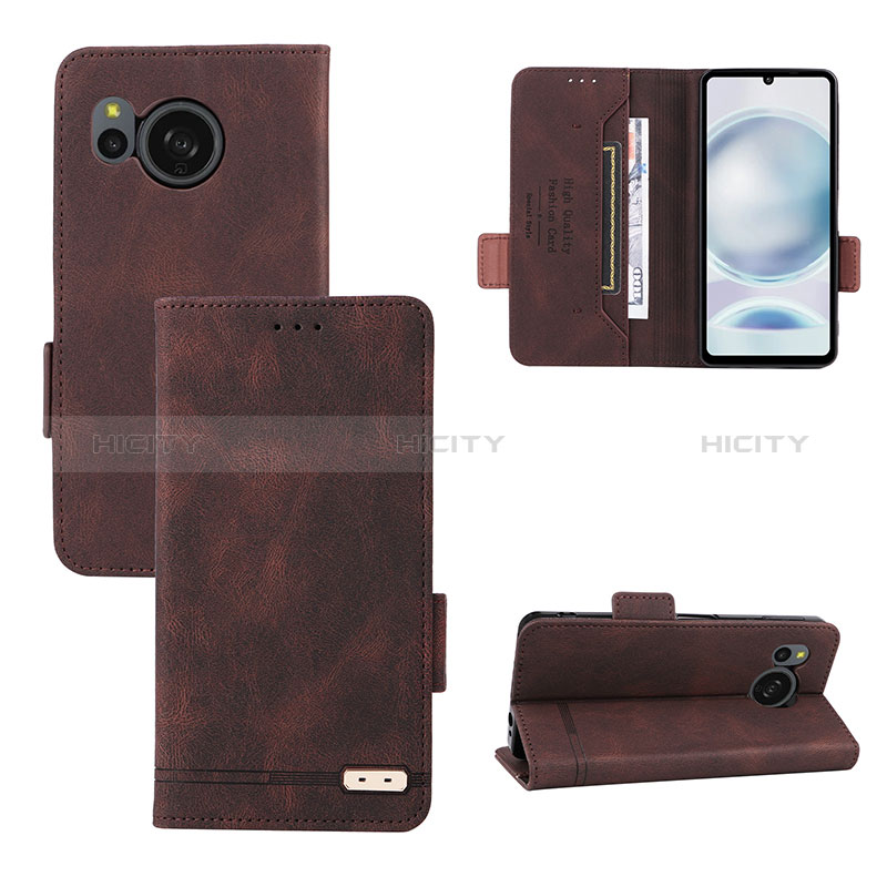 Coque Portefeuille Livre Cuir Etui Clapet L06Z pour Sharp Aquos Sense8 Plus