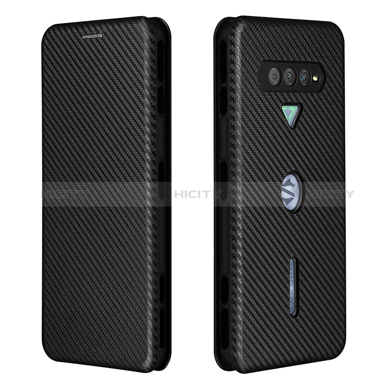 Coque Portefeuille Livre Cuir Etui Clapet L06Z pour Xiaomi Black Shark 4 Pro 5G Noir Plus