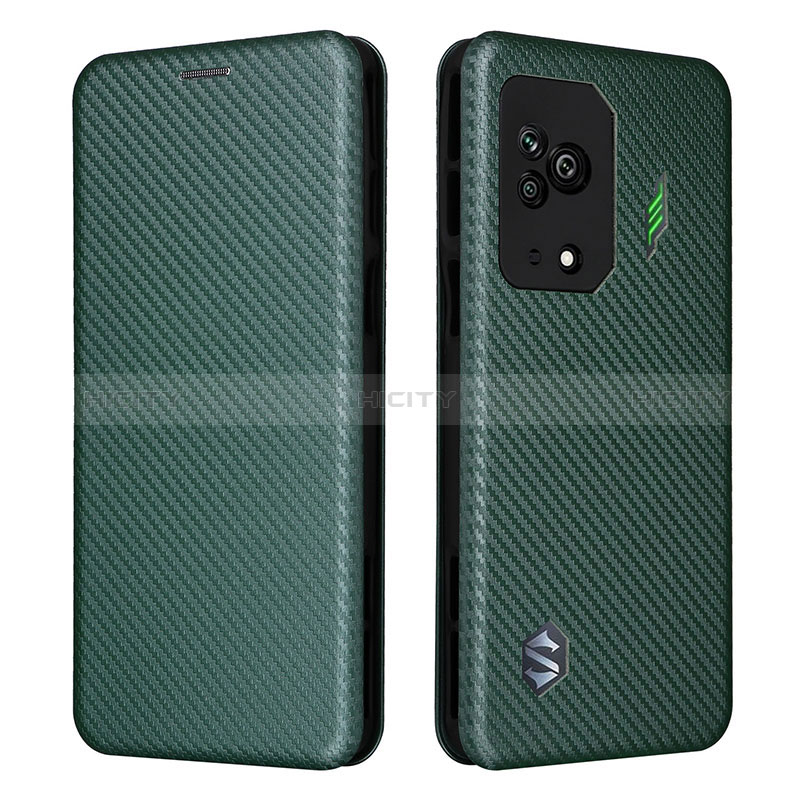 Coque Portefeuille Livre Cuir Etui Clapet L06Z pour Xiaomi Black Shark 5 5G Bleu Plus