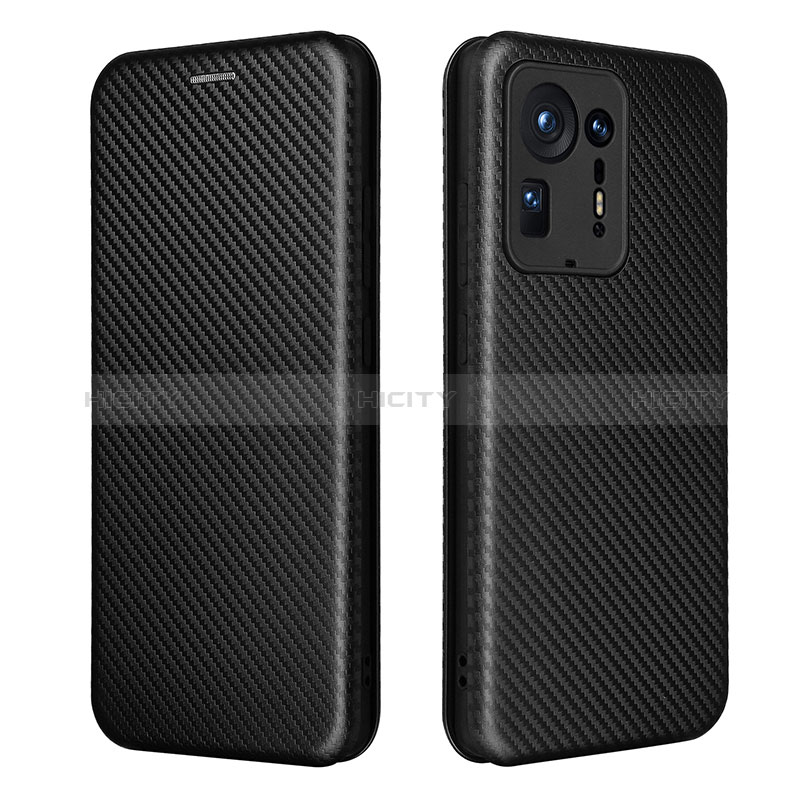 Coque Portefeuille Livre Cuir Etui Clapet L06Z pour Xiaomi Mi Mix 4 5G Noir Plus