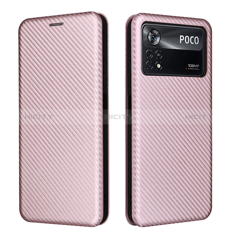 Coque Portefeuille Livre Cuir Etui Clapet L06Z pour Xiaomi Poco X4 Pro 5G Plus