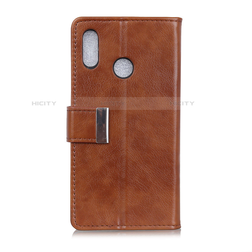 Coque Portefeuille Livre Cuir Etui Clapet L07 pour Asus Zenfone 5 ZS620KL Marron Plus