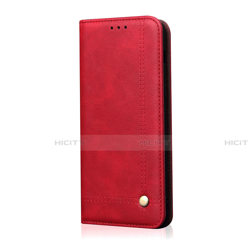 Coque Portefeuille Livre Cuir Etui Clapet L07 pour Huawei Nova 6 SE Rouge Plus