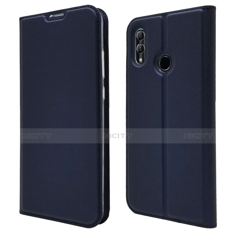 Coque Portefeuille Livre Cuir Etui Clapet L07 pour Huawei P Smart (2019) Bleu Plus