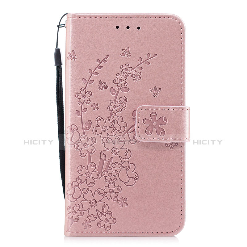 Coque Portefeuille Livre Cuir Etui Clapet L07 pour Huawei P30 Rose Plus