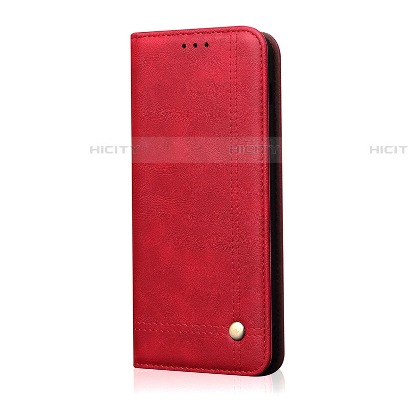 Coque Portefeuille Livre Cuir Etui Clapet L07 pour Huawei P40 Lite Rouge Plus