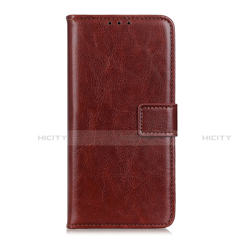 Coque Portefeuille Livre Cuir Etui Clapet L07 pour Realme X7 Pro 5G Marron Plus