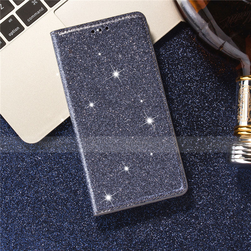 Coque Portefeuille Livre Cuir Etui Clapet L07 pour Samsung Galaxy S20 Ultra 5G Bleu Plus