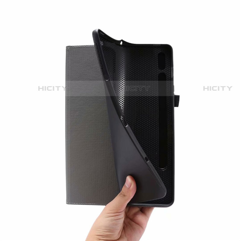 Coque Portefeuille Livre Cuir Etui Clapet L07 pour Samsung Galaxy Tab S7 11 Wi-Fi SM-T870 Plus