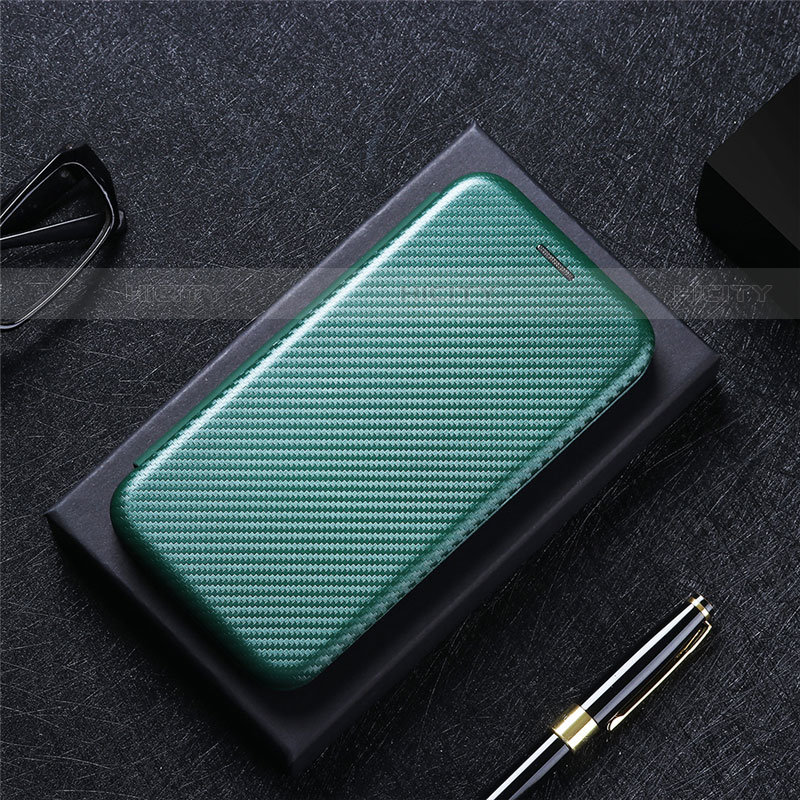 Coque Portefeuille Livre Cuir Etui Clapet L07 pour Xiaomi Mi 12 Pro 5G Vert Plus