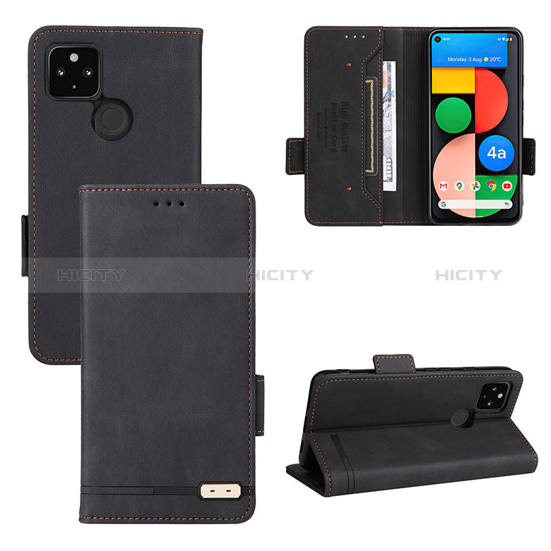 Coque Portefeuille Livre Cuir Etui Clapet L07Z pour Google Pixel 4a 5G Plus