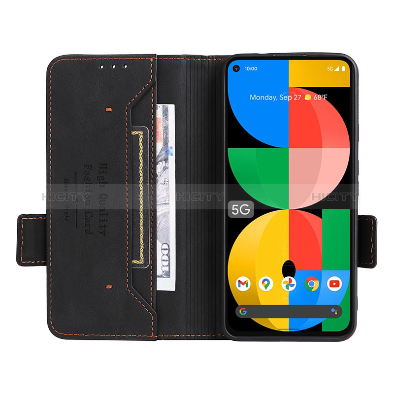 Coque Portefeuille Livre Cuir Etui Clapet L07Z pour Google Pixel 5a 5G Plus