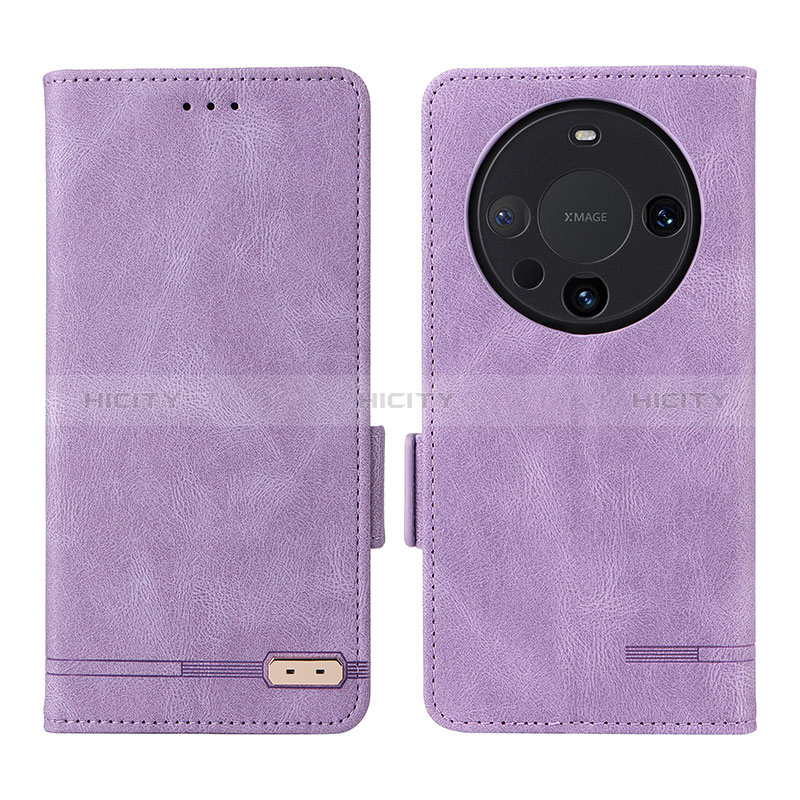 Coque Portefeuille Livre Cuir Etui Clapet L07Z pour Huawei Mate 60 Pro+ Plus Violet Plus