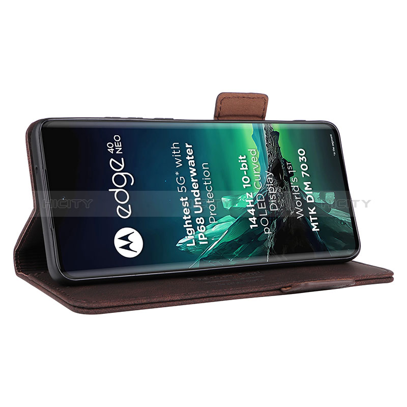 Coque Portefeuille Livre Cuir Etui Clapet L07Z pour Motorola Moto Edge 40 Neo 5G Plus