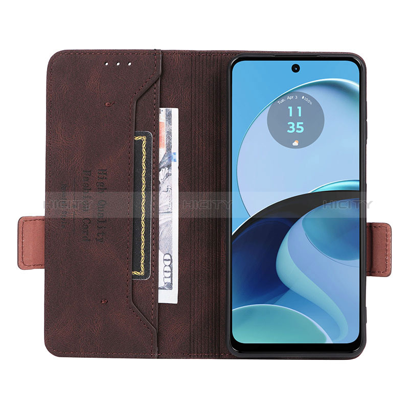 Coque Portefeuille Livre Cuir Etui Clapet L07Z pour Motorola Moto G14 Plus