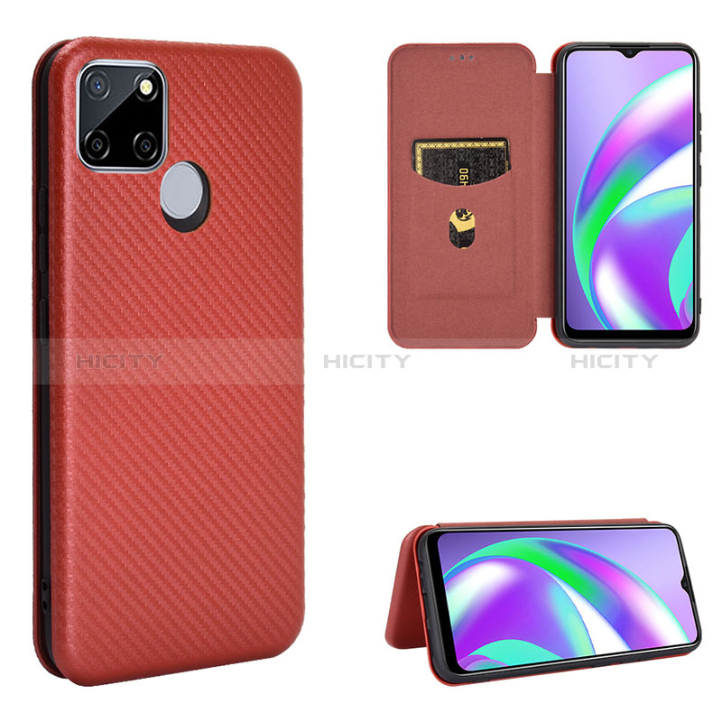 Coque Portefeuille Livre Cuir Etui Clapet L07Z pour Realme 7i RMX2193 Plus