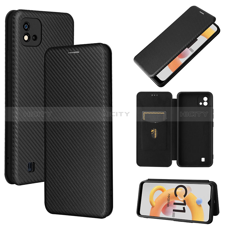 Coque Portefeuille Livre Cuir Etui Clapet L07Z pour Realme C11 (2021) Plus