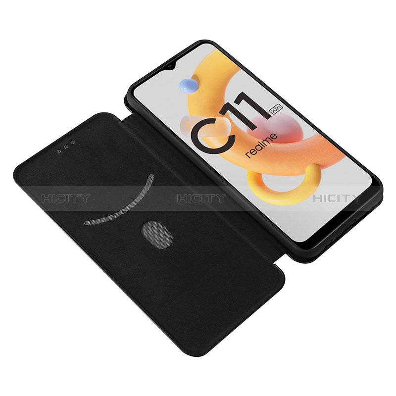 Coque Portefeuille Livre Cuir Etui Clapet L07Z pour Realme C11 (2021) Plus