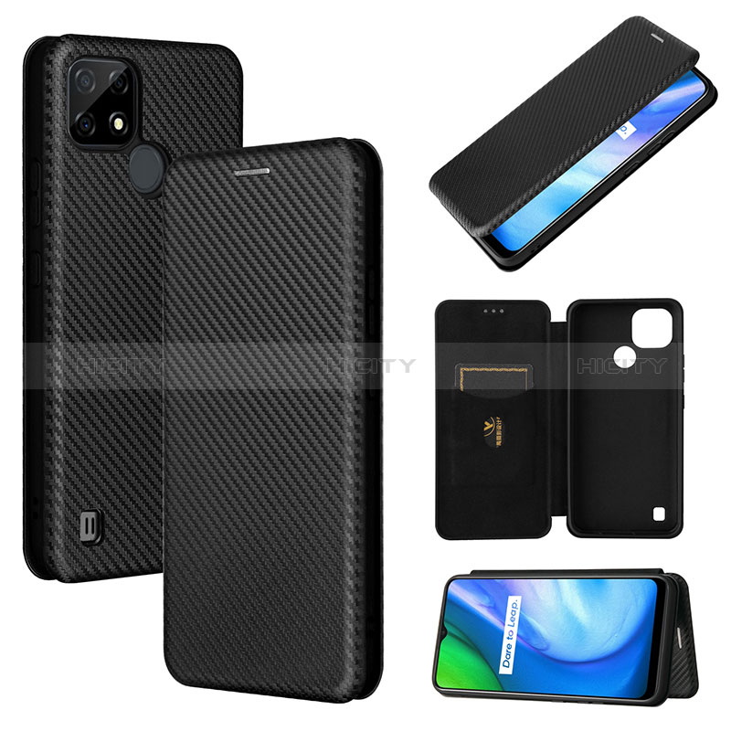 Coque Portefeuille Livre Cuir Etui Clapet L07Z pour Realme C21 Plus