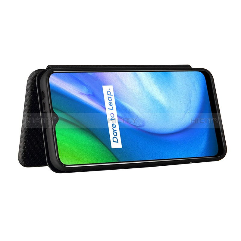 Coque Portefeuille Livre Cuir Etui Clapet L07Z pour Realme C21 Plus