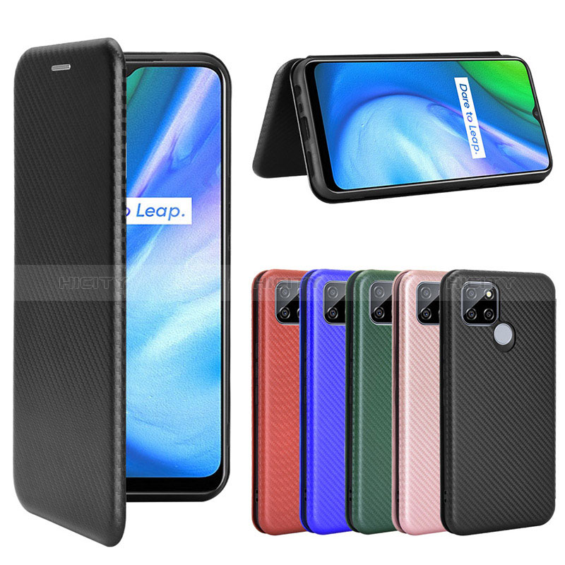 Coque Portefeuille Livre Cuir Etui Clapet L07Z pour Realme Q2i 5G Plus