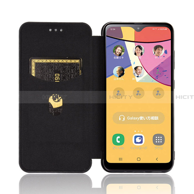 Coque Portefeuille Livre Cuir Etui Clapet L07Z pour Samsung Galaxy A21 SC-42A Plus