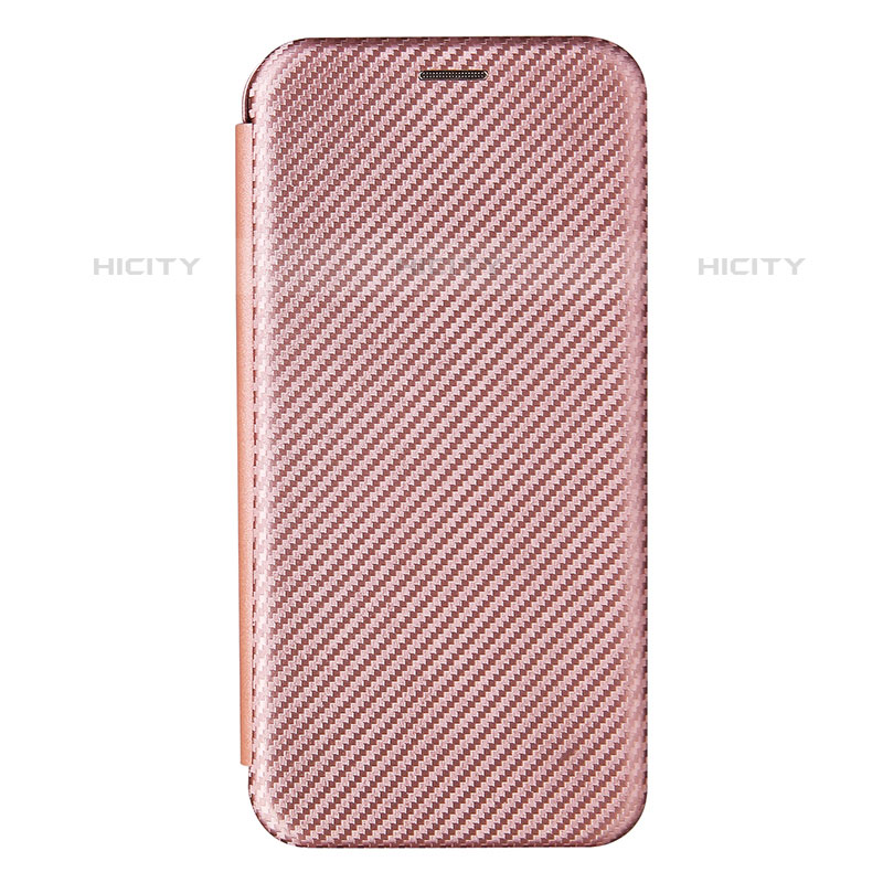 Coque Portefeuille Livre Cuir Etui Clapet L07Z pour Samsung Galaxy Quantum2 5G Or Rose Plus