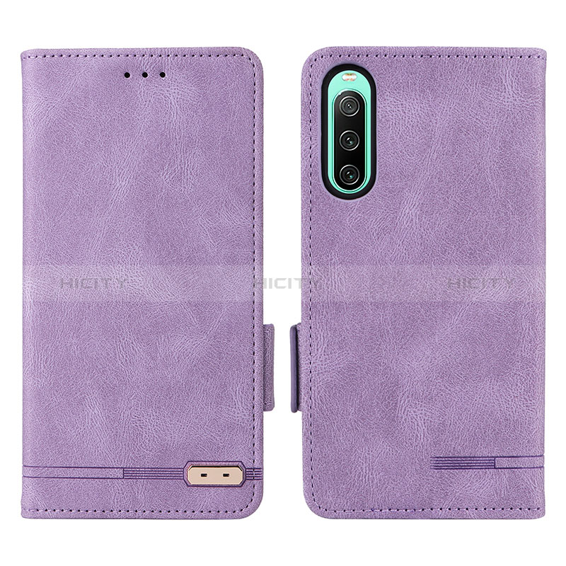 Coque Portefeuille Livre Cuir Etui Clapet L07Z pour Sony Xperia 10 IV Plus