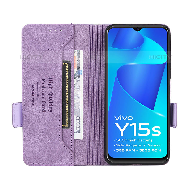 Coque Portefeuille Livre Cuir Etui Clapet L07Z pour Vivo iQOO U5x Plus