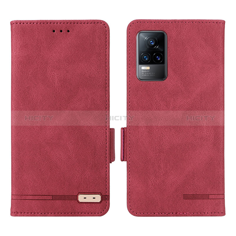 Coque Portefeuille Livre Cuir Etui Clapet L07Z pour Vivo V21e 4G Plus