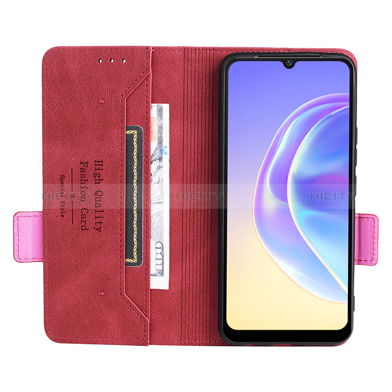 Coque Portefeuille Livre Cuir Etui Clapet L07Z pour Vivo V21e 4G Plus