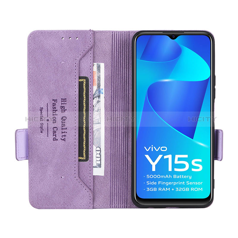 Coque Portefeuille Livre Cuir Etui Clapet L07Z pour Vivo Y01 Plus