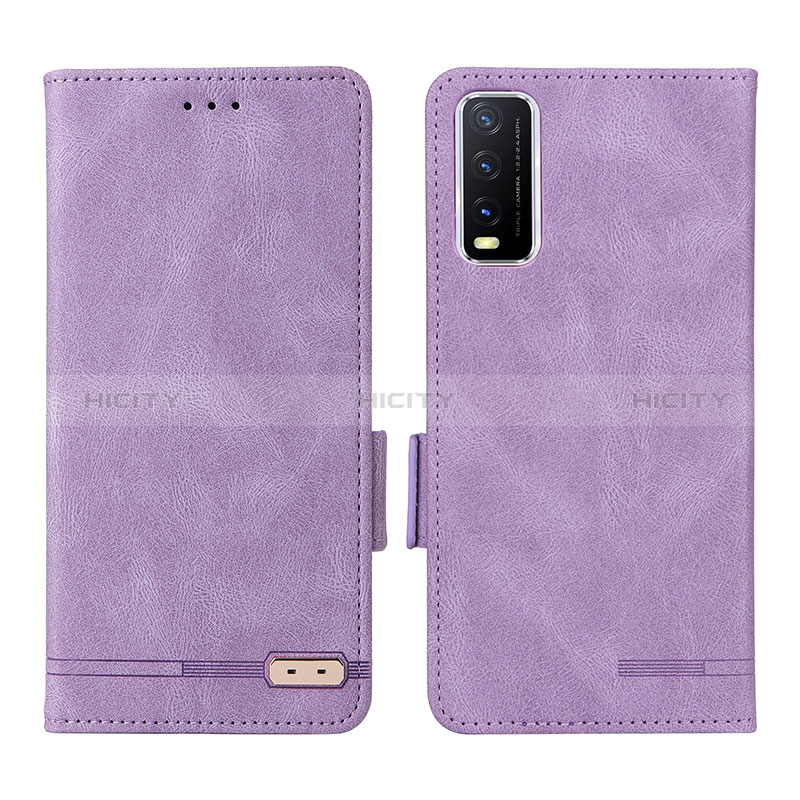 Coque Portefeuille Livre Cuir Etui Clapet L07Z pour Vivo Y20s G Plus