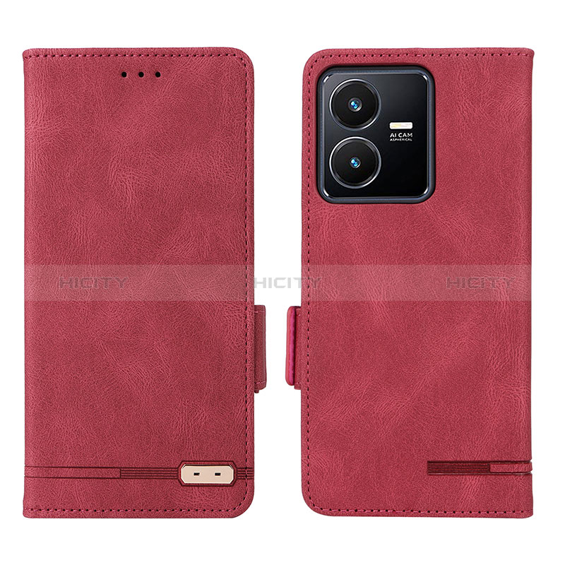 Coque Portefeuille Livre Cuir Etui Clapet L07Z pour Vivo Y22s Plus