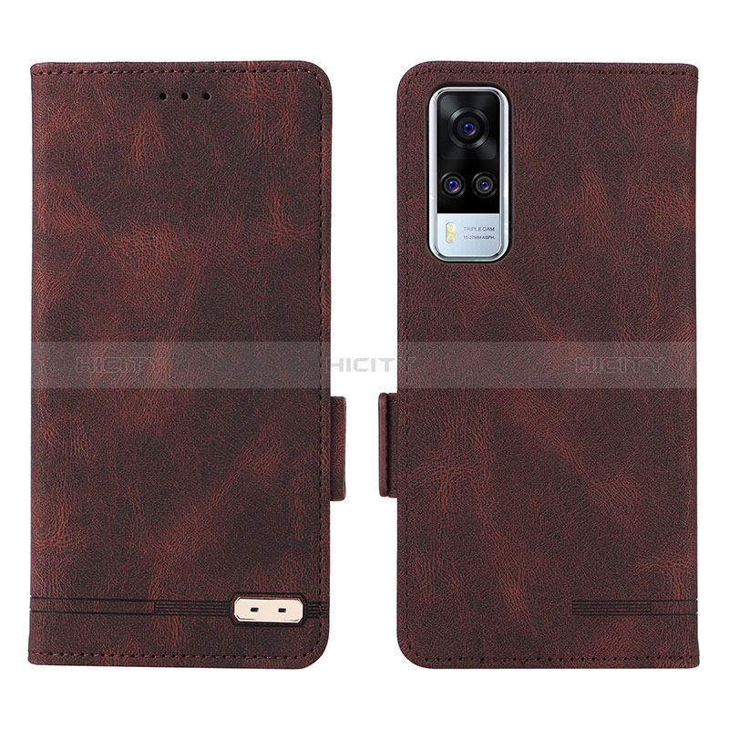 Coque Portefeuille Livre Cuir Etui Clapet L07Z pour Vivo Y31 (2021) Plus