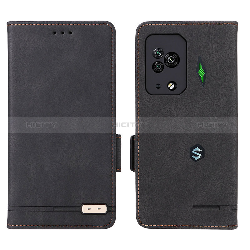 Coque Portefeuille Livre Cuir Etui Clapet L07Z pour Xiaomi Black Shark 5 Pro 5G Noir Plus