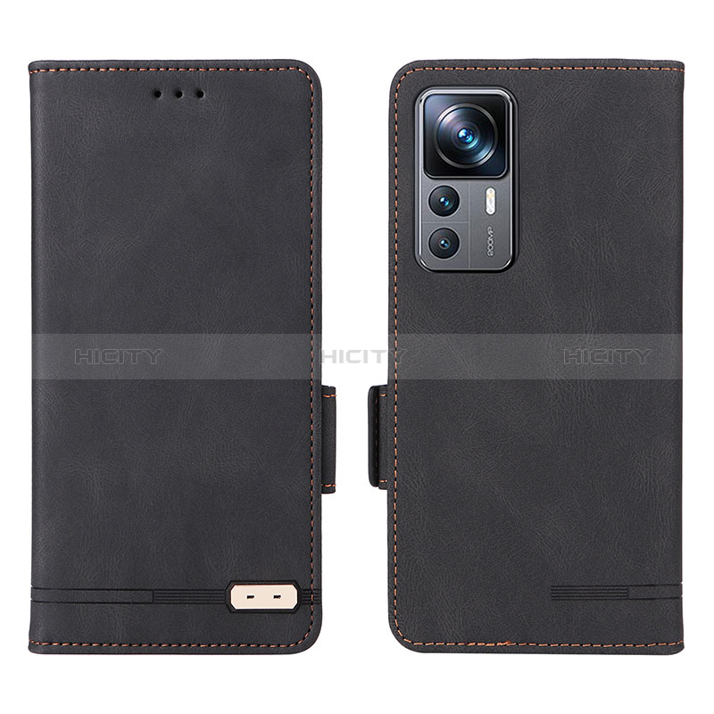 Coque Portefeuille Livre Cuir Etui Clapet L07Z pour Xiaomi Mi 12T 5G Noir Plus