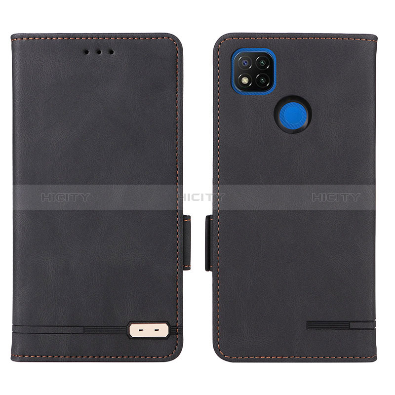 Coque Portefeuille Livre Cuir Etui Clapet L07Z pour Xiaomi POCO C3 Noir Plus