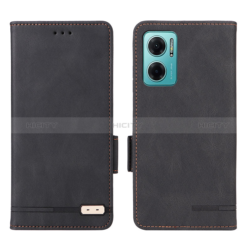 Coque Portefeuille Livre Cuir Etui Clapet L07Z pour Xiaomi Redmi 11 Prime 5G Noir Plus