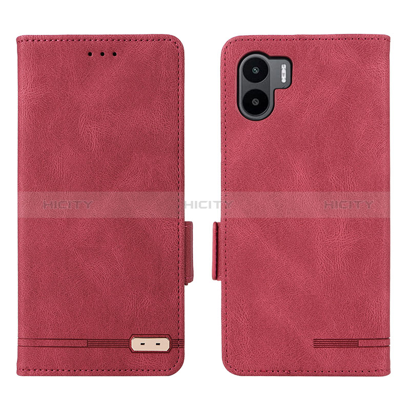 Coque Portefeuille Livre Cuir Etui Clapet L07Z pour Xiaomi Redmi A1 Rouge Plus