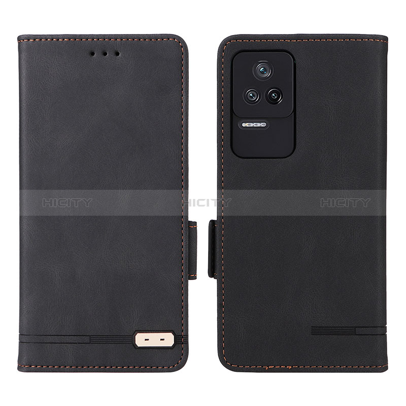 Coque Portefeuille Livre Cuir Etui Clapet L07Z pour Xiaomi Redmi K40S 5G Noir Plus