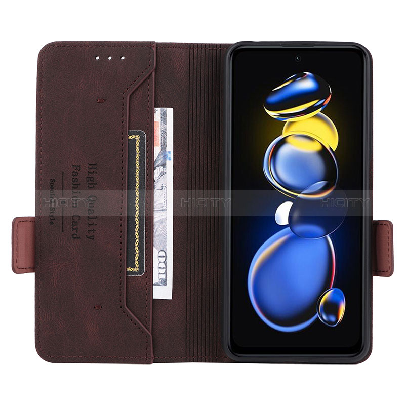 Coque Portefeuille Livre Cuir Etui Clapet L07Z pour Xiaomi Redmi Note 12T Pro 5G Plus